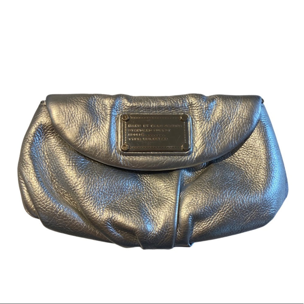 Marc By Marc Jacobs Classic Q Natasha Silver Bag - Picture 1 of 6
